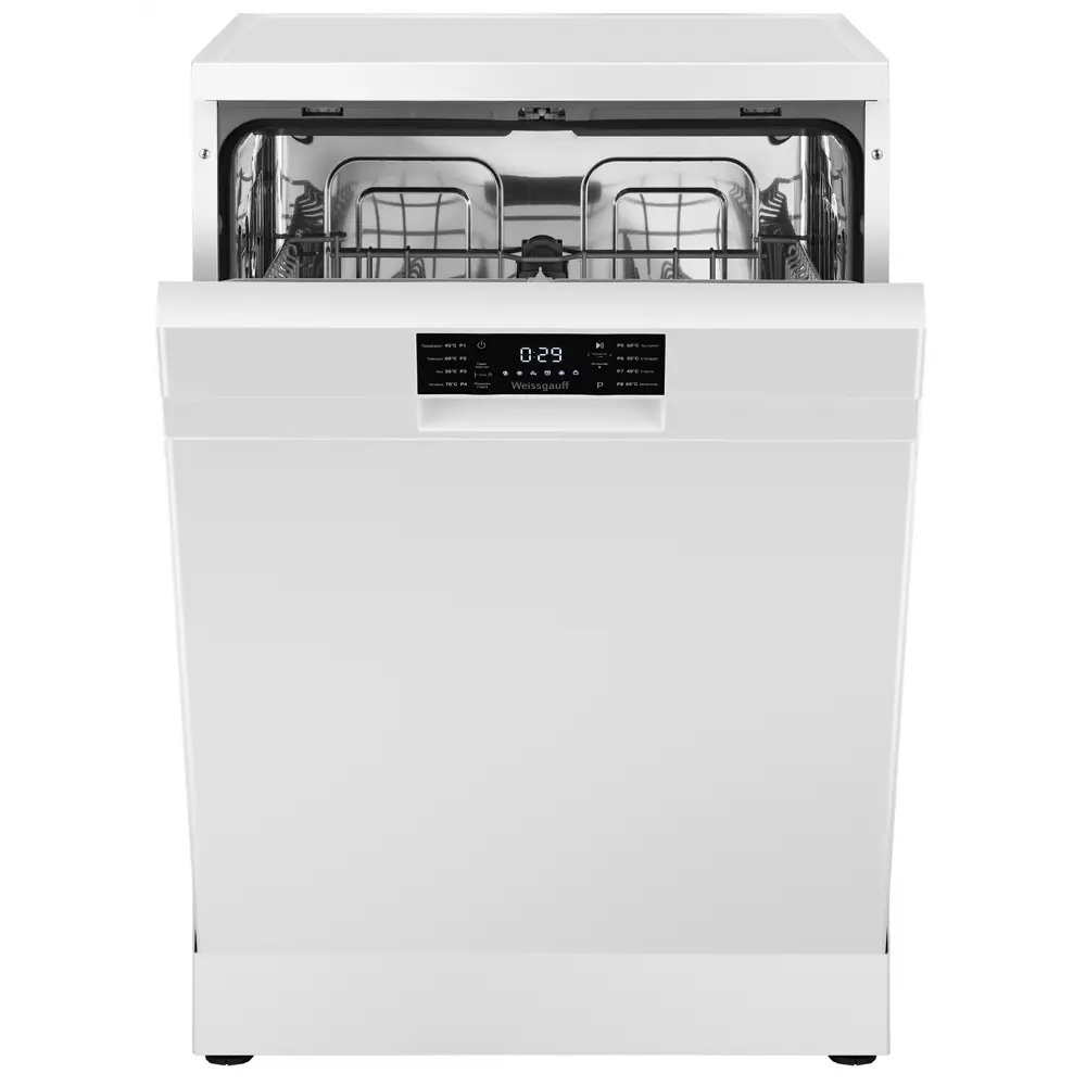 Фото Отдельностоящая посудомоечная машина Weissgauff 436075 59.8 см 8 программ цвет черный Фото Отдельностоящая посудомоечная машина Weissgauff 436075 59.8 см 8 программ цвет черный