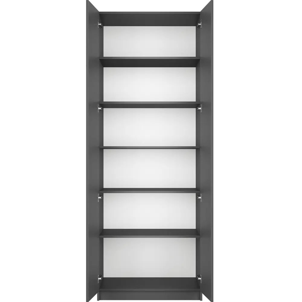 Фото 3 Шкаф распашной Мебельная компания е1 LCK_1000_S 81x220x52.5 см ЛДСП цвет серый диамант Фото 3 Шкаф распашной Мебельная компания е1 LCK_1000_S 81x220x52.5 см ЛДСП цвет серый диамант