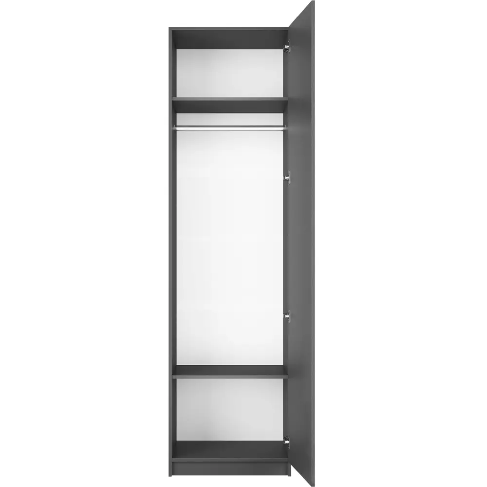 Фото 4 Гардеробная Мебельная компания е1 500170 61x220x52.5 см цвет серый Фото 4 Гардеробная Мебельная компания е1 500170 61x220x52.5 см цвет серый