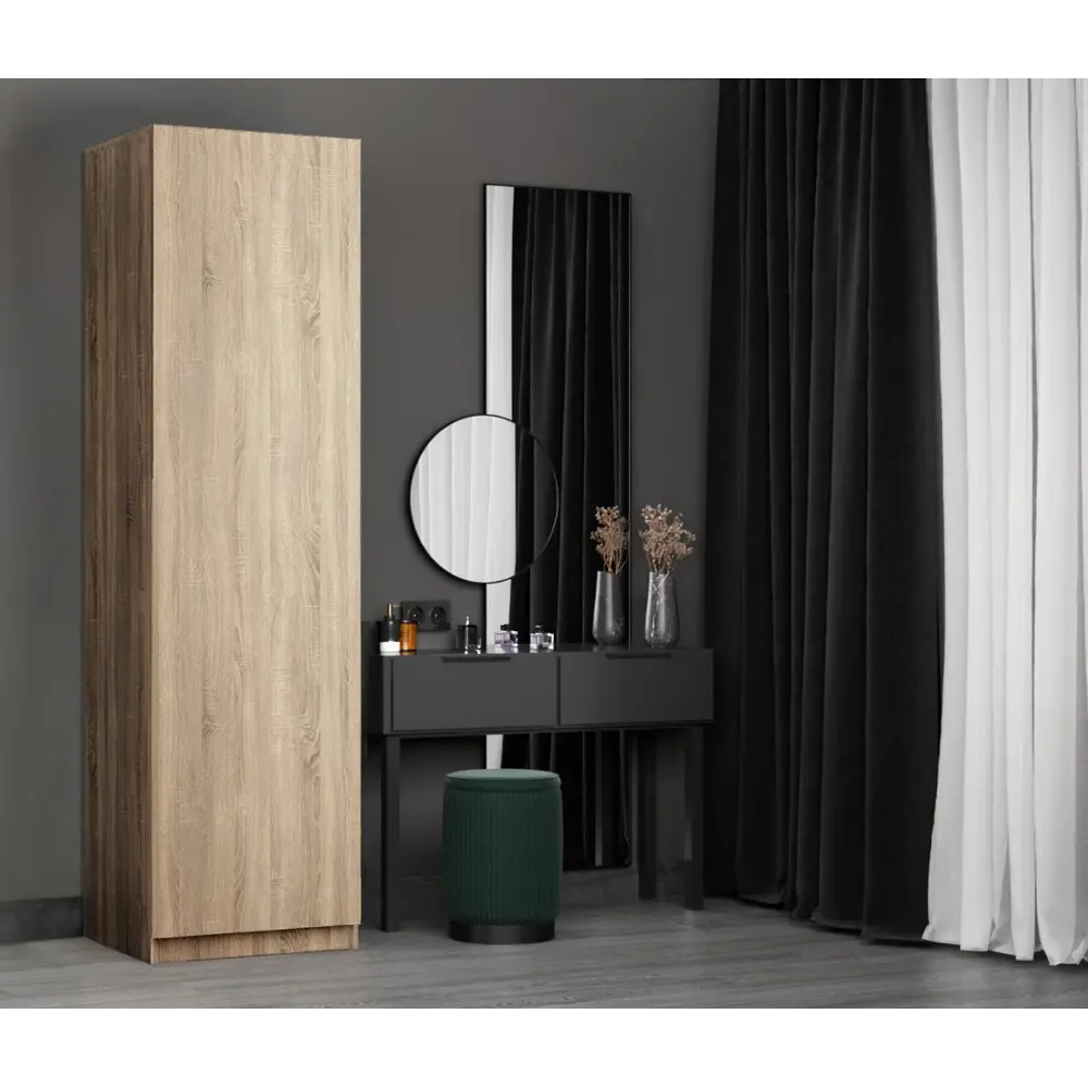 Фото 3 Гардеробная Мебельная компания е1 550135 61x220x52.5 см цвет бежевый Фото 3 Гардеробная Мебельная компания е1 550135 61x220x52.5 см цвет бежевый