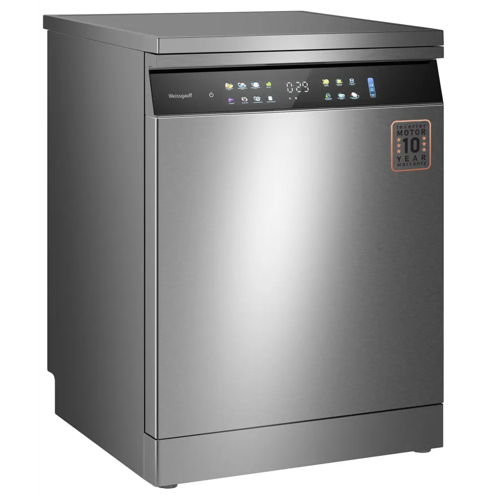Фото 23 Отдельностоящая посудомоечная машина Weissgauff 436083 59.8 см 8 программ цвет серый / серебристый Фото 23 Отдельностоящая посудомоечная машина Weissgauff 436083 59.8 см 8 программ цвет серый / серебристый