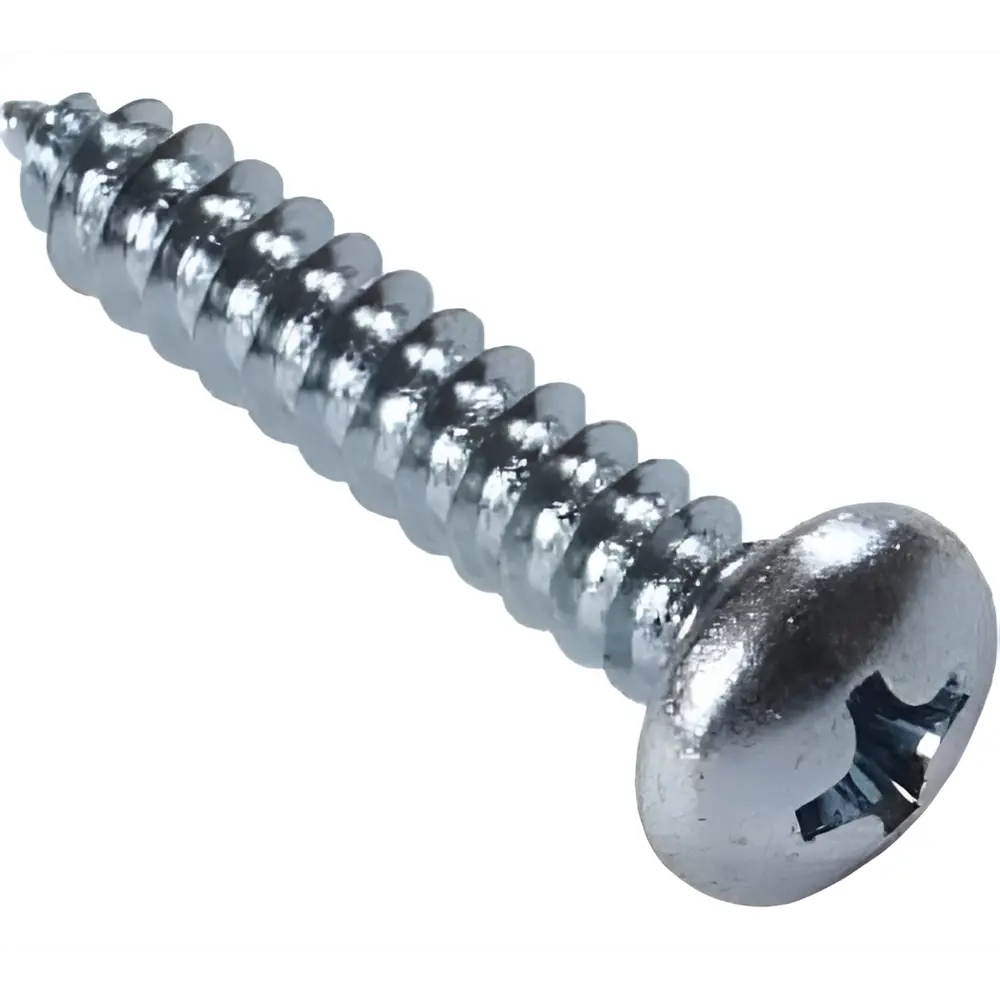 Фото Саморезы универсальные ЦКИ DIN7981 полусферические острые оцинкованные 5x16 мм. 1000 шт
