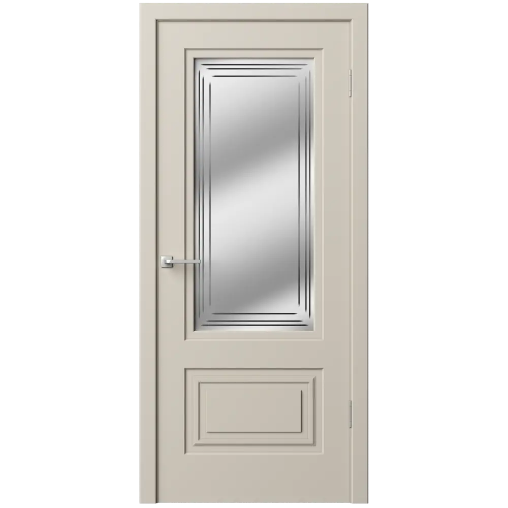 Фото Дверь межкомнатная со стеклом Комфорт-2 90x230 см ПВХ цвет мокко с замком и петлями Фото Дверь межкомнатная со стеклом Комфорт-2 90x230 см ПВХ цвет мокко с замком и петлями