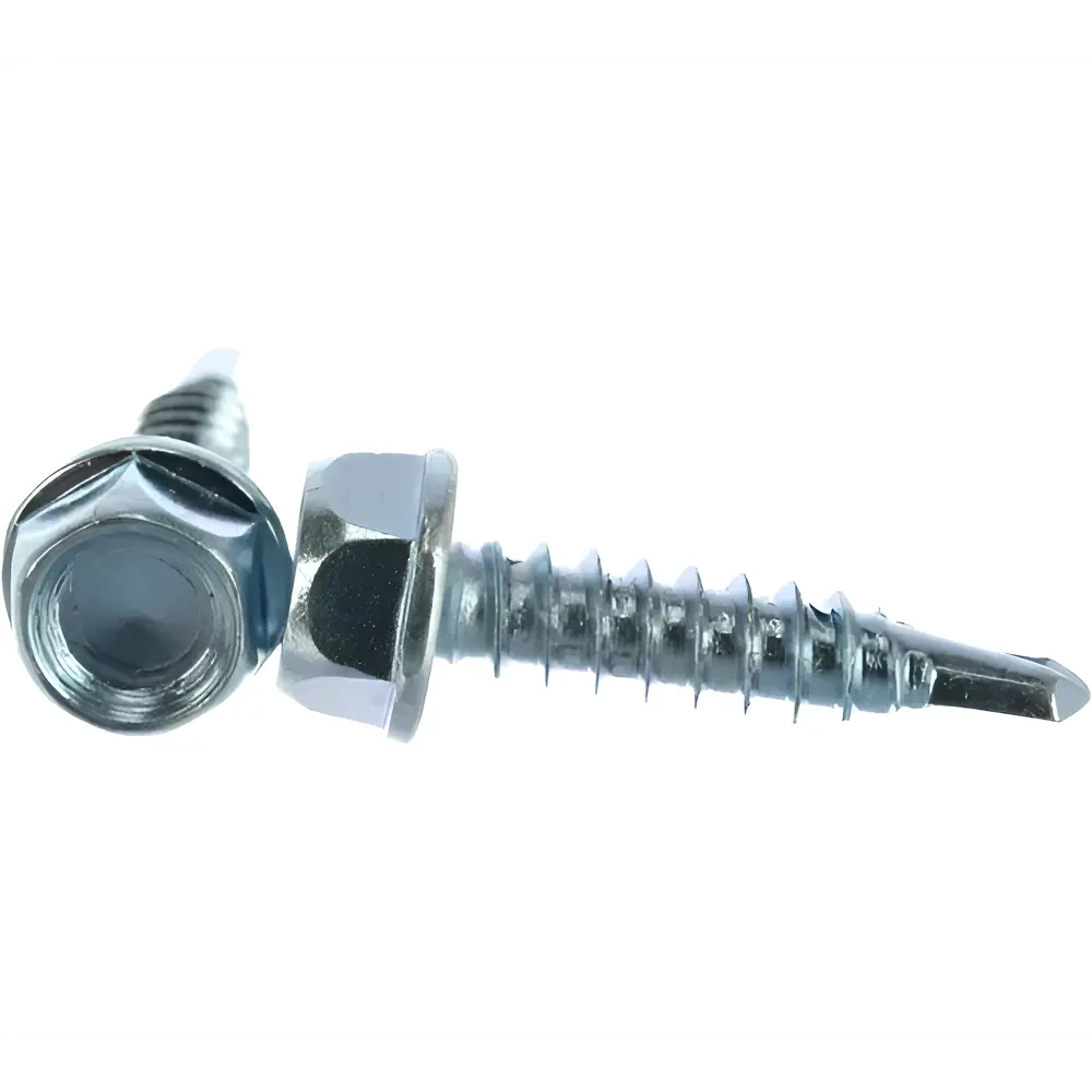 Фото Саморезы универсальные ЦКИ DIN7504-K (JP76) шестигранные сверло оцинкованные 6.3x38 мм 100 шт Фото Саморезы универсальные ЦКИ DIN7504-K (JP76) шестигранные сверло оцинкованные 6.3x38 мм 100 шт