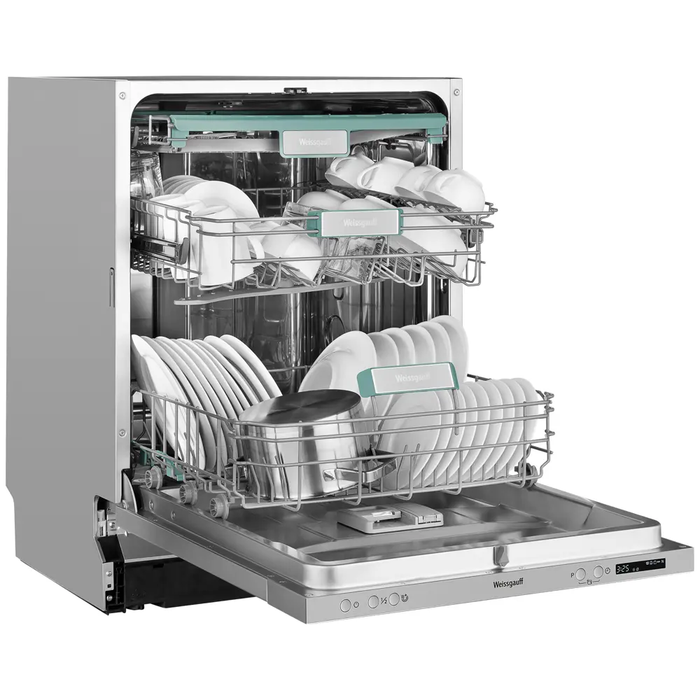 Фото 16 Встраиваемая посудомоечная машина Weissgauff 6063 D Timer Floor 59.8 см 7 программ цвет серый / серебристый Фото 16 Встраиваемая посудомоечная машина Weissgauff 6063 D Timer Floor 59.8 см 7 программ цвет серый / серебристый