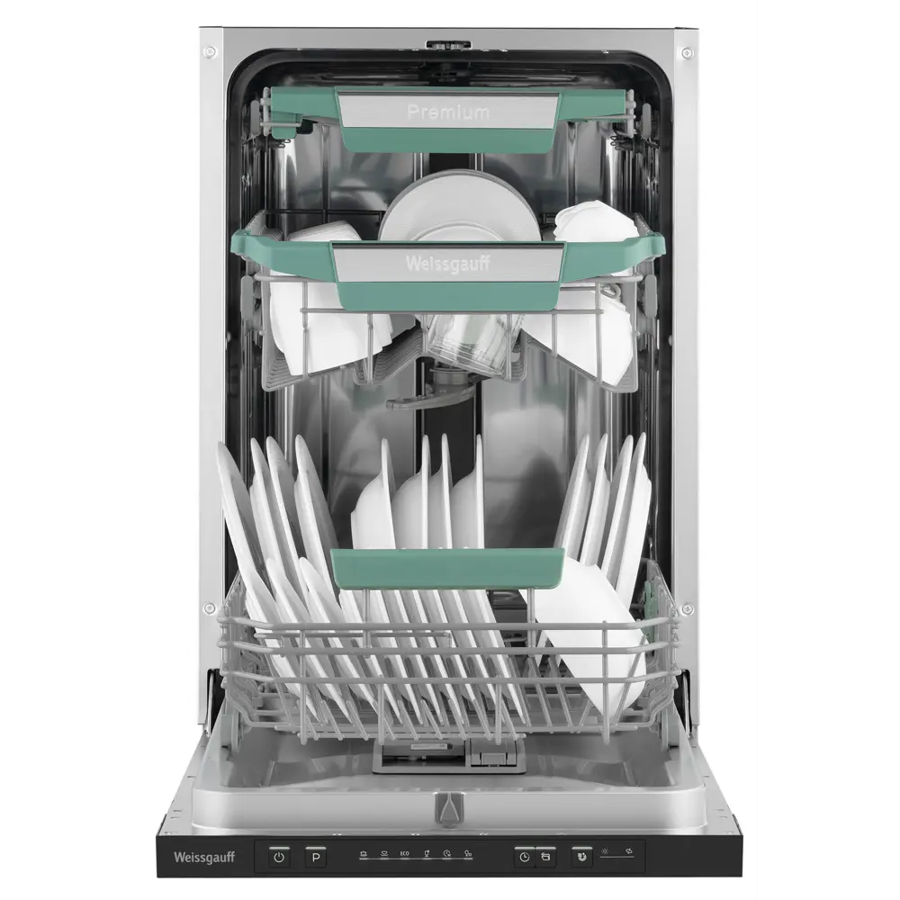 Фото 17 Встраиваемая посудомоечная машина Weissgauff 4536 D Inverter Autoopen Timer Floor 44.8 см 6 программ цвет серый / серебристый Фото 17 Встраиваемая посудомоечная машина Weissgauff 4536 D Inverter Autoopen Timer Floor 44.8 см 6 программ цвет серый / серебристый