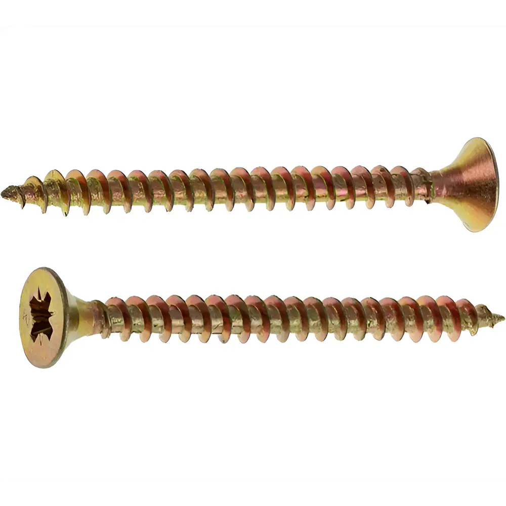 Фото Саморезы универсальные ЦКИ потайные острые оцинкованные 4x30 мм 250 шт