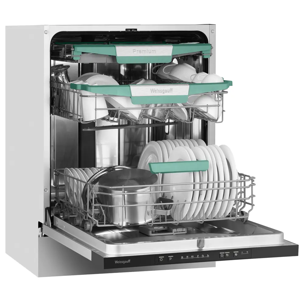 Фото 19 Встраиваемая посудомоечная машина Weissgauff 6136 D Inverter Autoopen Timer Floor 59.8 см 6 программ цвет серый / серебристый Фото 19 Встраиваемая посудомоечная машина Weissgauff 6136 D Inverter Autoopen Timer Floor 59.8 см 6 программ цвет серый / серебристый