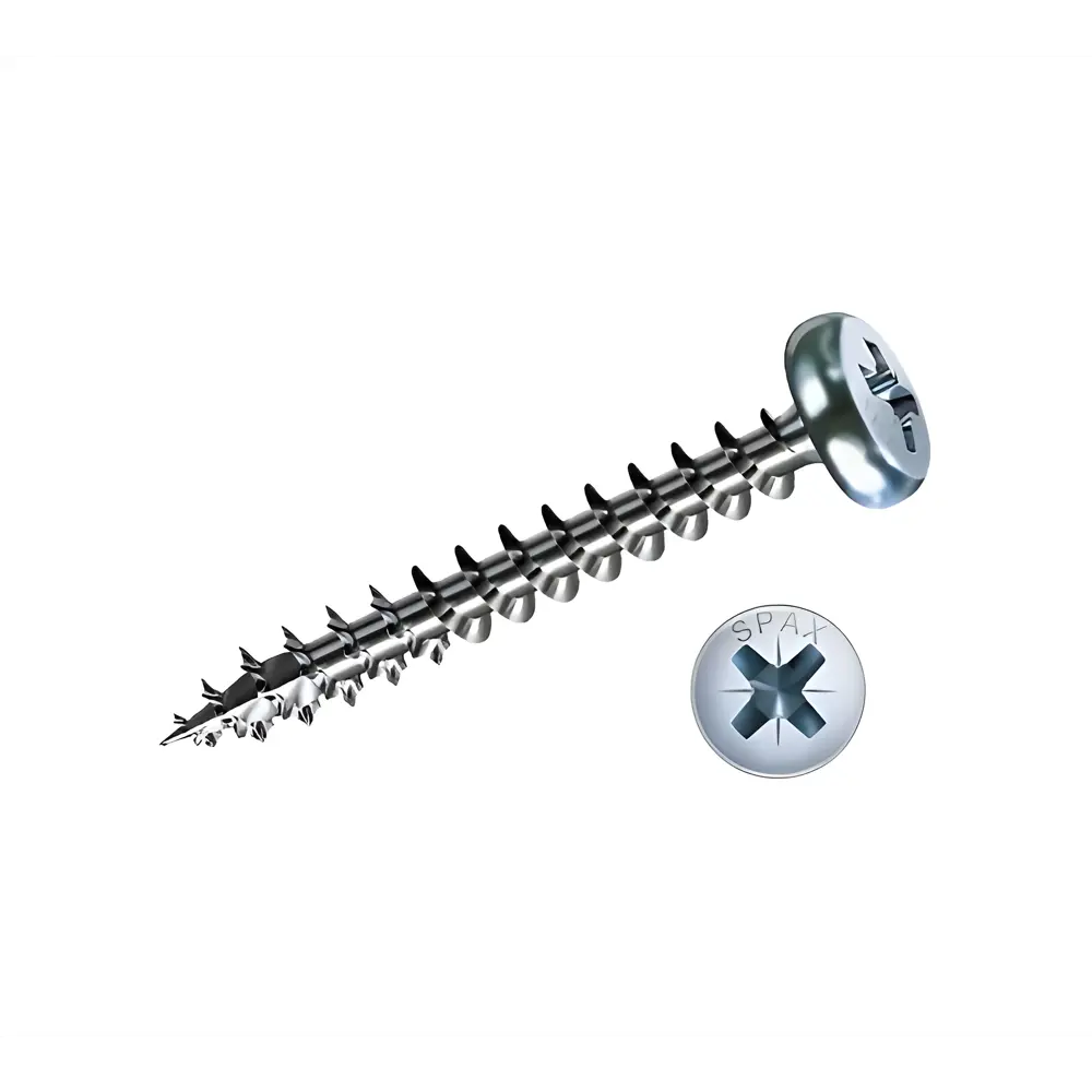 Фото Саморезы универсальные Spax круглые острые оцинкованные 5x70 мм 25 шт Фото Саморезы универсальные Spax круглые острые оцинкованные 5x70 мм 25 шт