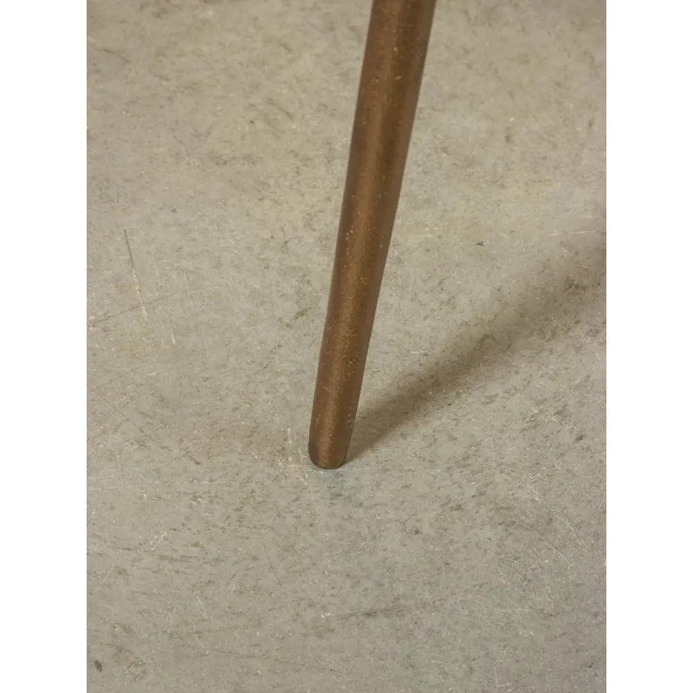 Фото 5 Стол круглый Сима-ленд 61x61x51 см оранжевый / медный