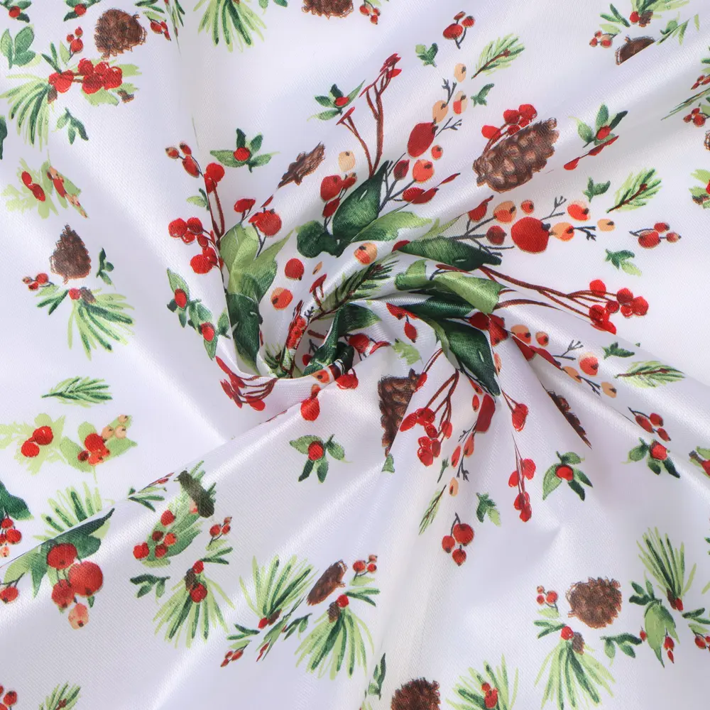 Фото 12 Скатерть на стол Доляна 9580632, прямоугольная, 145x220 см, цвет белый