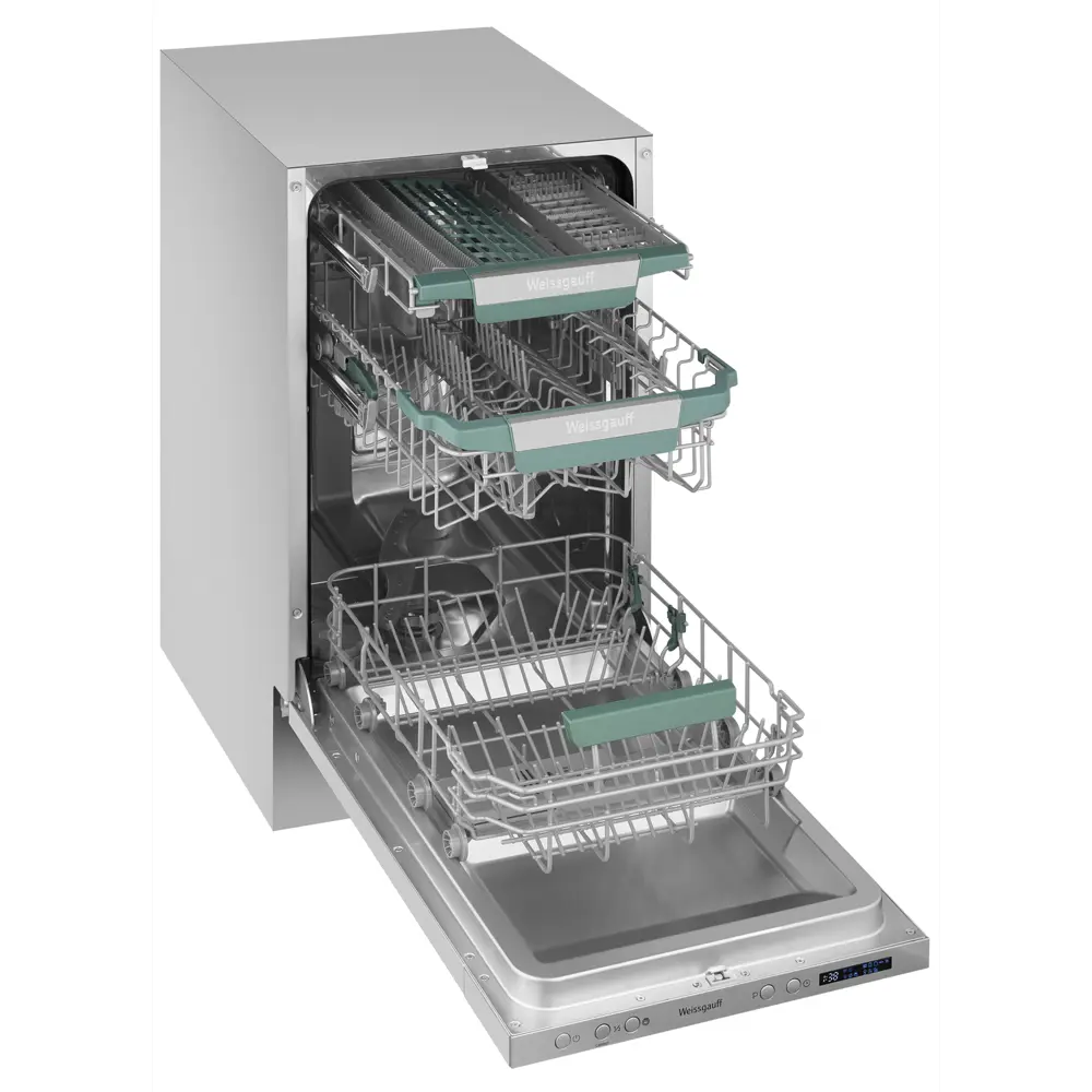 Фото 19 Умная встраиваемая посудомоечная машина с Wi-Fi и лучом на полу Weissgauff BDW 4543 D Wi-Fi Фото 19 Умная встраиваемая посудомоечная машина с Wi-Fi и лучом на полу Weissgauff BDW 4543 D Wi-Fi