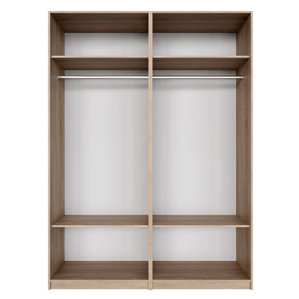 Фото 4 Шкаф распашной Мебельная компания е1 LCKS2_1600_S 162x220x52.5 см сонома ЛДСП