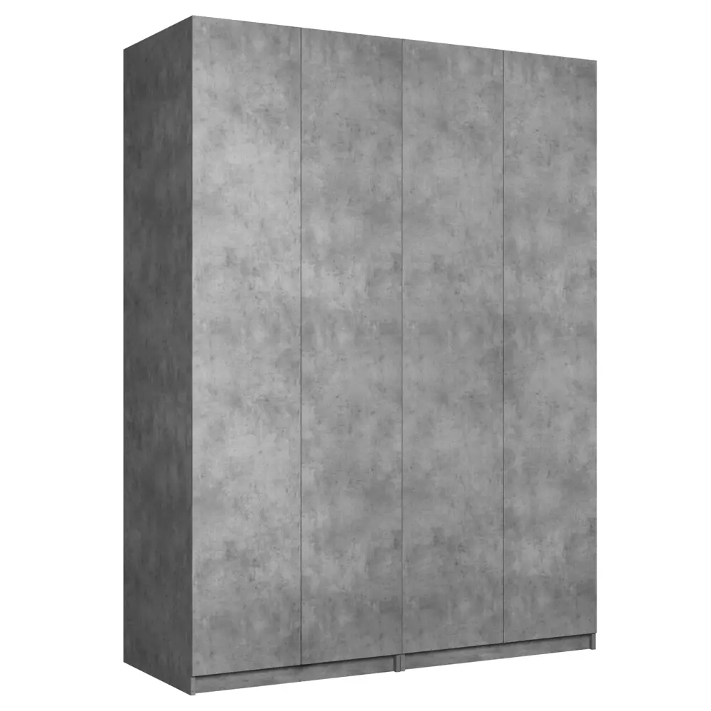 Фото 2 Шкаф Система из двуx шкафов Локер Распашной с двойным комплектом полок 162x52.5x220 Мебельная компания Е1 Бетон Фото 2 Шкаф Система из двуx шкафов Локер Распашной с двойным комплектом полок 162x52.5x220 Мебельная компания Е1 Бетон