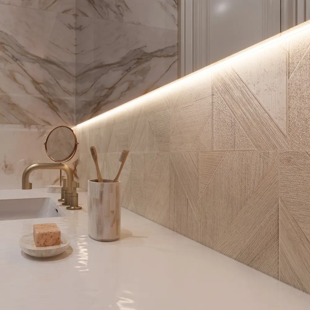 Фото Глазурованный керамогранит Arcadia Ceramica Maxwood Crema 60x120 см 1.44 м² матовый цвет бежевый Фото Глазурованный керамогранит Arcadia Ceramica Maxwood Crema 60x120 см 1.44 м² матовый цвет бежевый