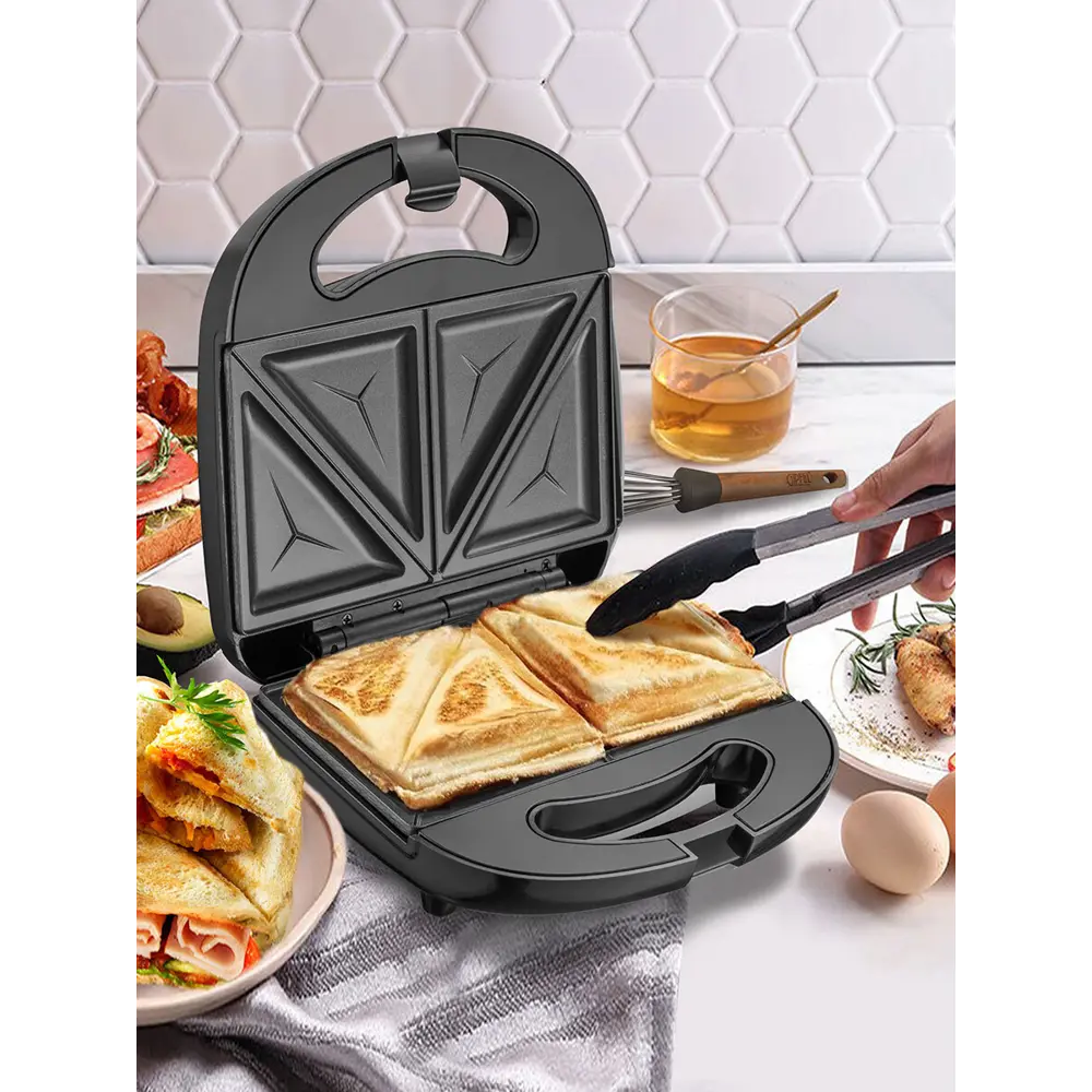 Фото 9 Сэндвичница электрическая Endever Skyline sm-28 цвет черно-серый Фото 9 Сэндвичница электрическая Endever Skyline sm-28 цвет черно-серый