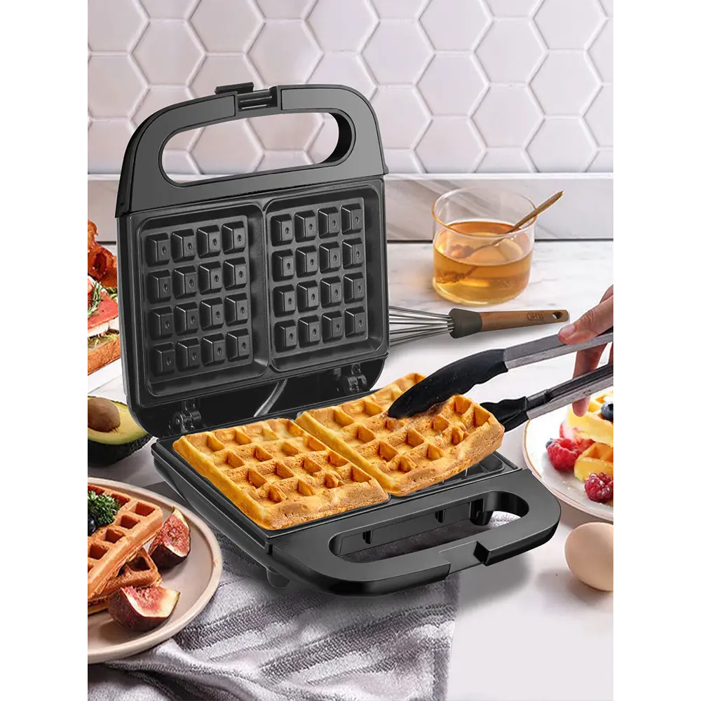 Фото 9 Вафельница Endever Skyline wm-22 цвет черный Фото 9 Вафельница Endever Skyline wm-22 цвет черный