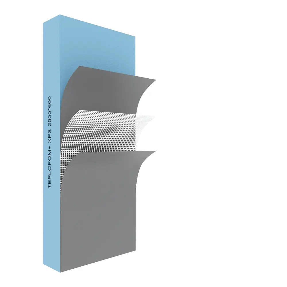 Фото 10 Конструкционная панель XPS 80мм Teplofom 2500x600мм 4.5м² двусторонний слой 3шт Фото 10 Конструкционная панель XPS 80мм Teplofom 2500x600мм 4.5м² двусторонний слой 3шт