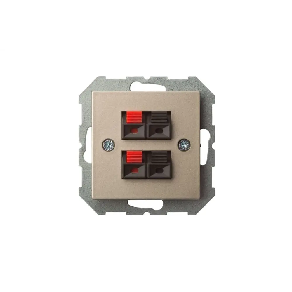 Фото 2 Розетка аудио встраиваемая Liregus Epsilon 28-3241 цвет шампань Фото 2 Розетка аудио встраиваемая Liregus Epsilon 28-3241 цвет шампань