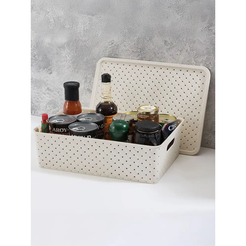 Фото 6 Корзина El Casa 811903_3 24.50x16.50x35.50 см полипропилен цвет темно-коричневый 3 шт Фото 6 Корзина El Casa 811903_3 24.50x16.50x35.50 см полипропилен цвет темно-коричневый 3 шт