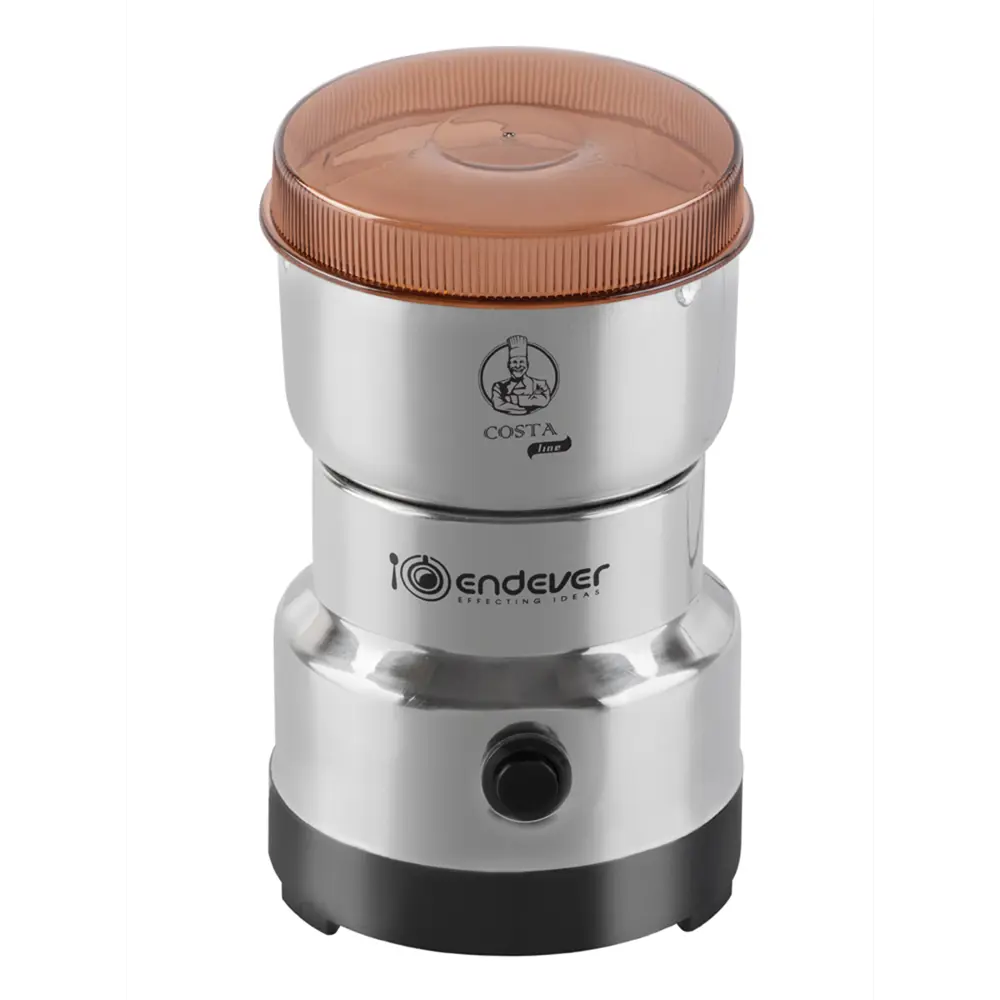 Фото 3 Электрическая кофемолка Endever COSTA-1064 150 Вт цвет коричневый Фото 3 Электрическая кофемолка Endever COSTA-1064 150 Вт цвет коричневый
