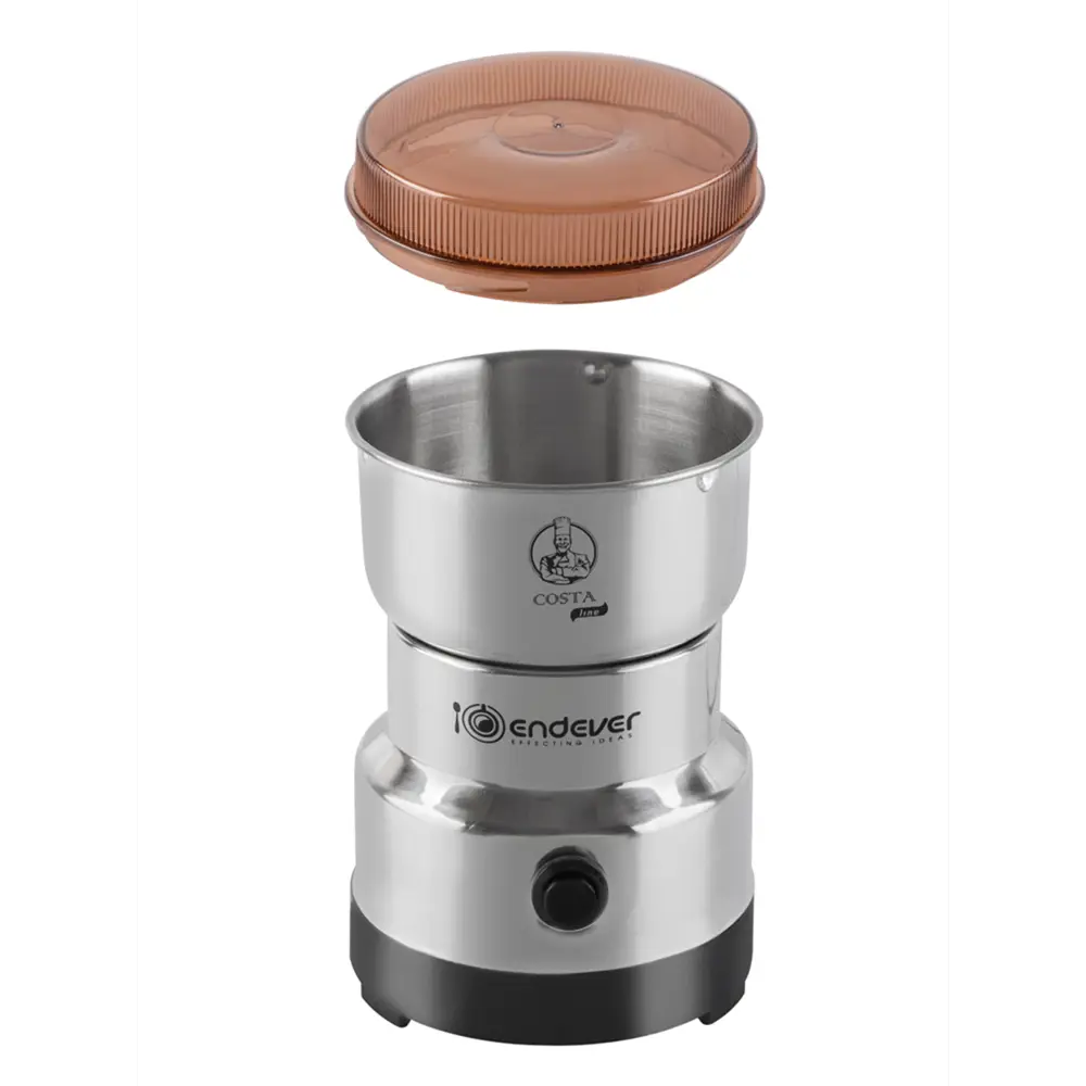 Фото 7 Электрическая кофемолка Endever COSTA-1064 150 Вт цвет коричневый Фото 7 Электрическая кофемолка Endever COSTA-1064 150 Вт цвет коричневый