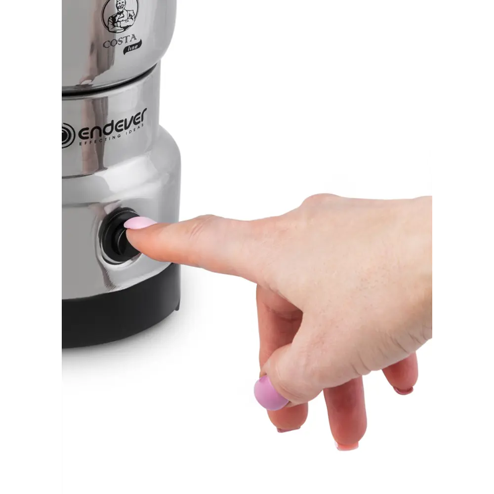 Фото 10 Электрическая кофемолка Endever COSTA-1064 150 Вт цвет коричневый Фото 10 Электрическая кофемолка Endever COSTA-1064 150 Вт цвет коричневый