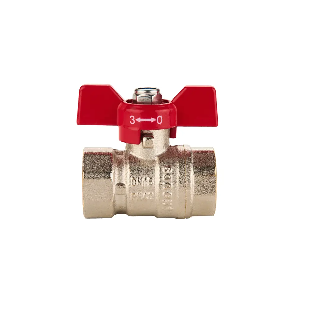 Фото 4 Кран шаровой прямой Sanext 8751 DN15 PN40 1/2" ВР латунь ручка бабочка Фото 4 Кран шаровой прямой Sanext 8751 DN15 PN40 1/2" ВР латунь ручка бабочка