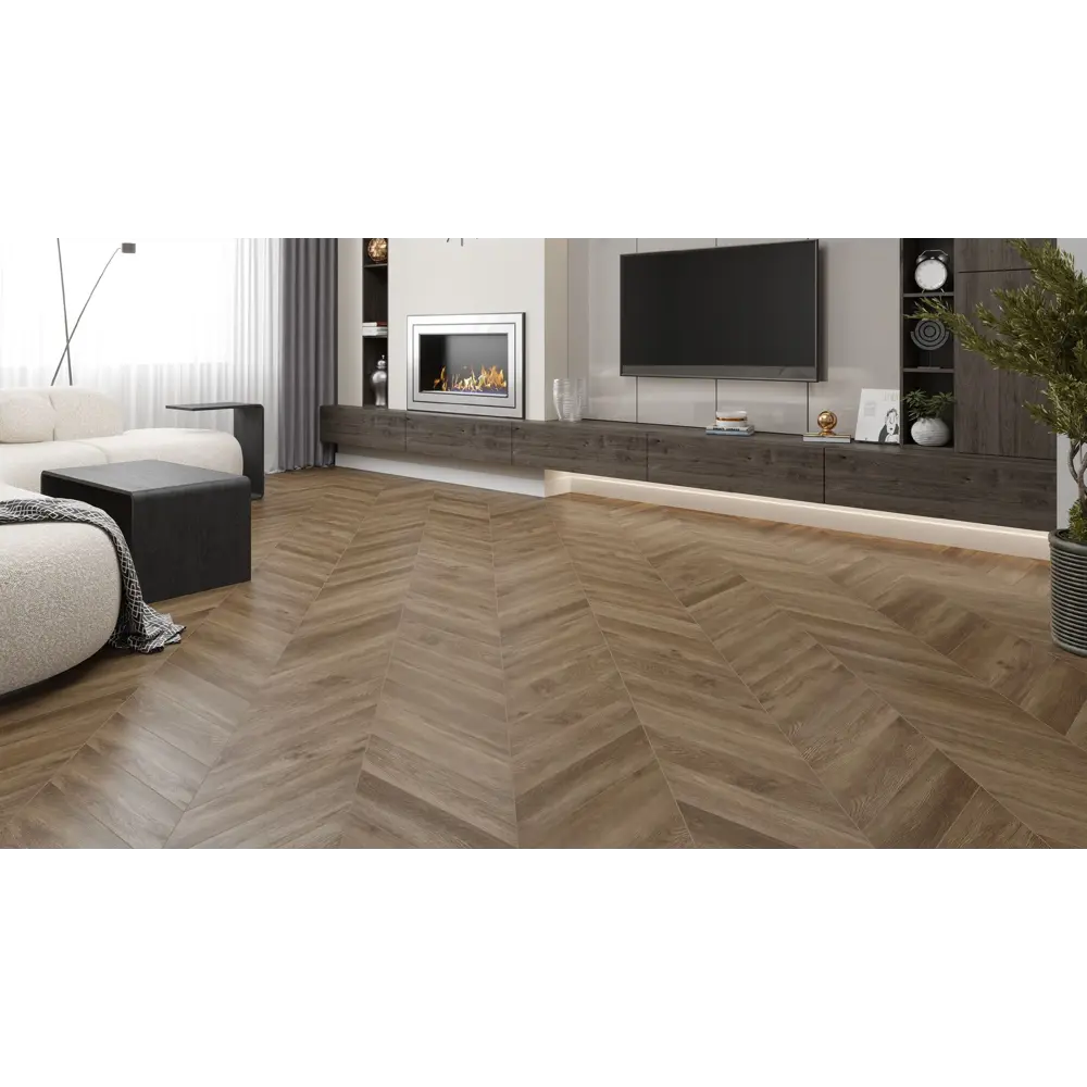 Фото SPC плитка Alpine Floor Chevron Alpine Макадамия 43 класс толщина 5 мм 1.676 м², цена за упаковку Фото SPC плитка Alpine Floor Chevron Alpine Макадамия 43 класс толщина 5 мм 1.676 м², цена за упаковку