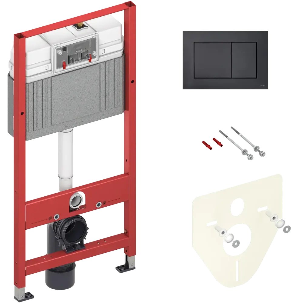 Фото 2 Комплект инсталляция с унитазом Tece TC414101480 цвет черный Фото 2 Комплект инсталляция с унитазом Tece TC414101480 цвет черный