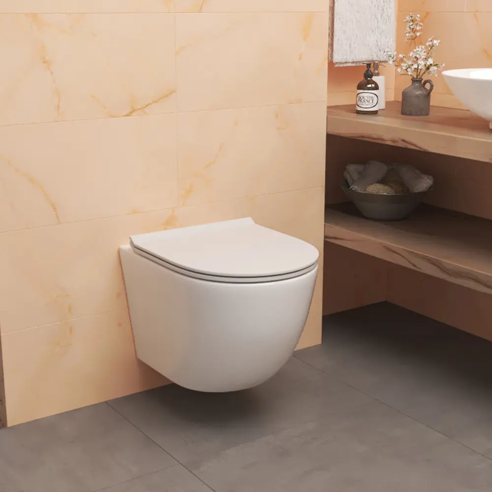 Фото 2 Комплект инсталляция и унитаз Joki: инсталляция JK01150 с кнопкой JK203507BM черная и унитаз Stella T JK1121064 белый Фото 2 Комплект инсталляция и унитаз Joki: инсталляция JK01150 с кнопкой JK203507BM черная и унитаз Stella T JK1121064 белый