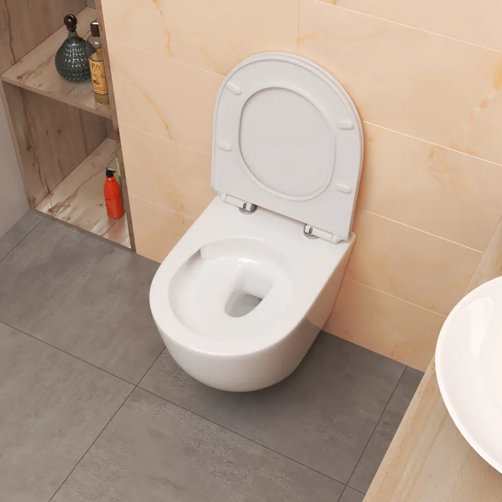 Фото 3 Комплект инсталляция и унитаз Joki: инсталляция JK01150 с кнопкой JK203507BM черная и унитаз Stella T JK1121064 белый Фото 3 Комплект инсталляция и унитаз Joki: инсталляция JK01150 с кнопкой JK203507BM черная и унитаз Stella T JK1121064 белый