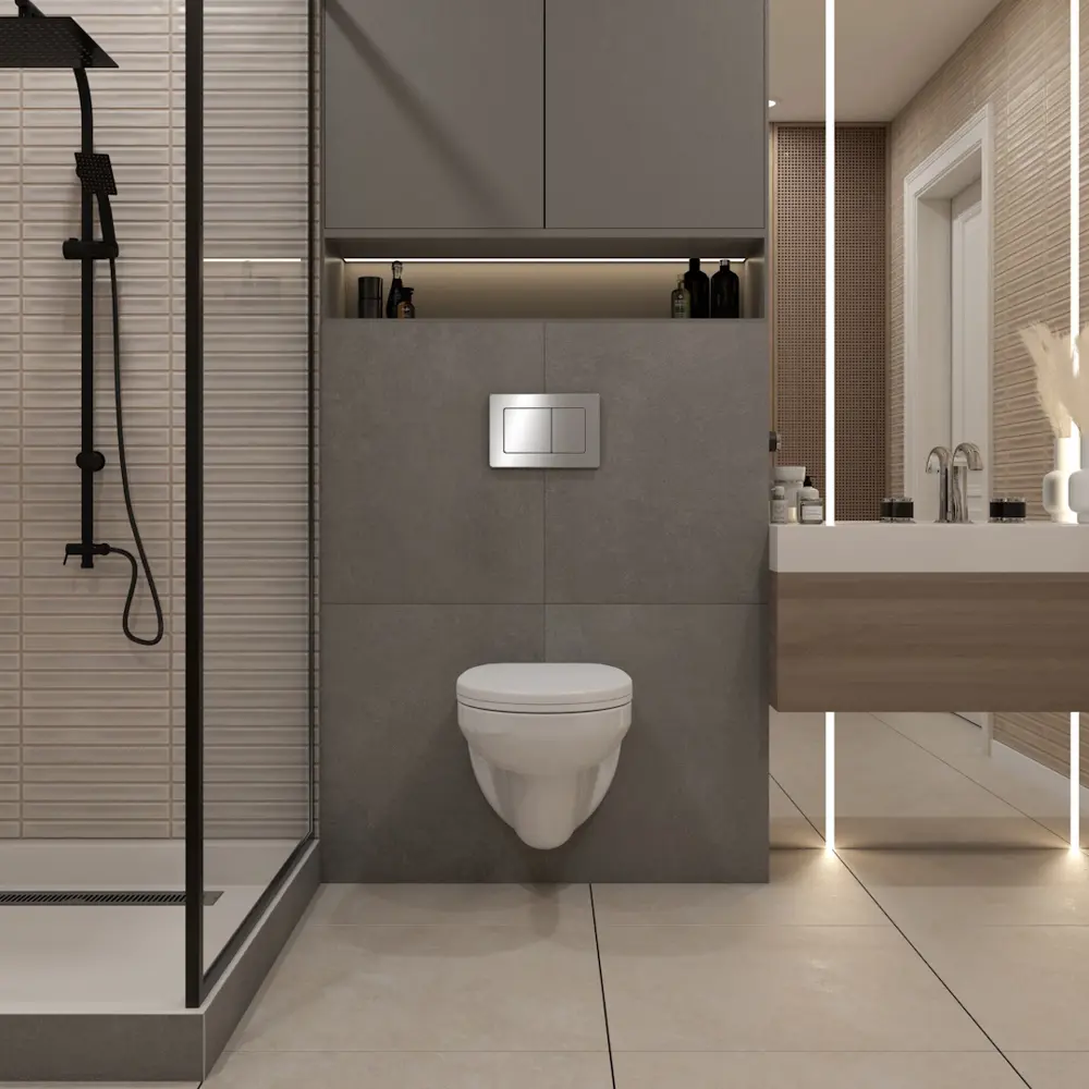 Фото 4 Комплект инсталляция с унитазом Teymi F15912 цвет белый Фото 4 Комплект инсталляция с унитазом Teymi F15912 цвет белый