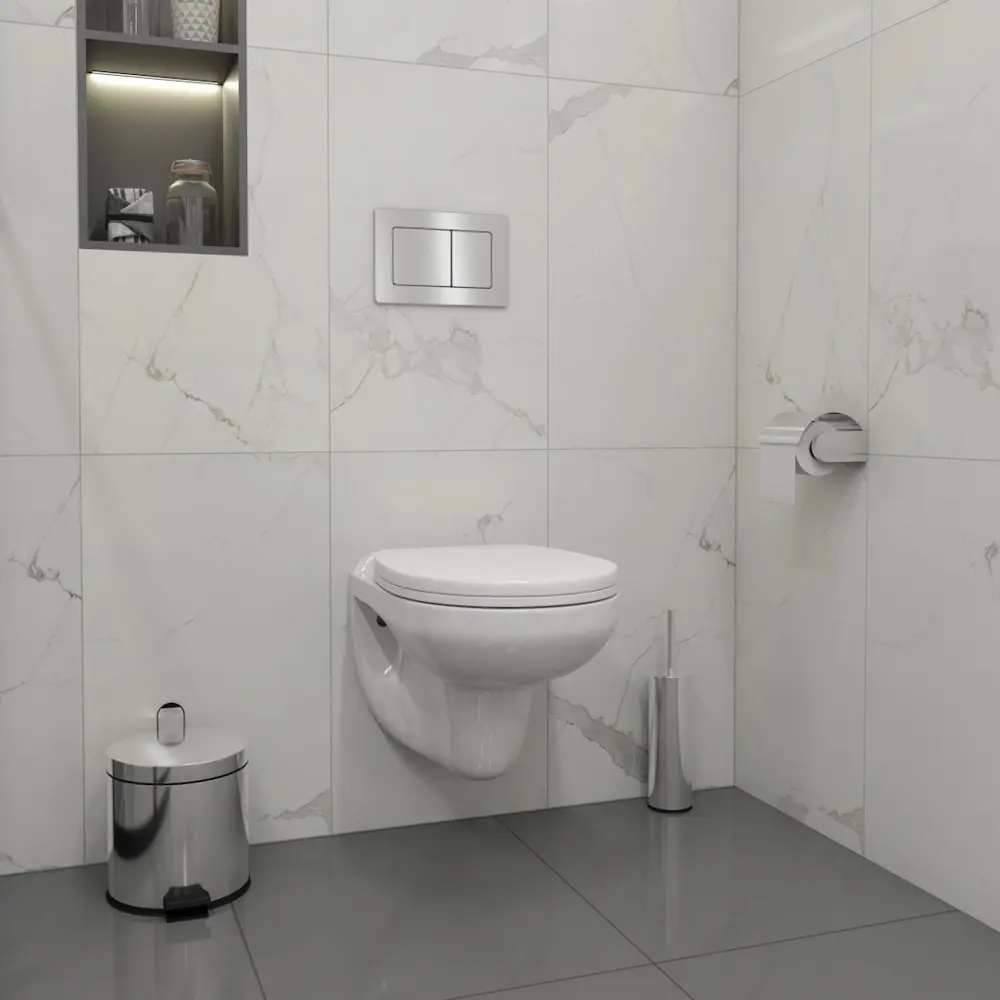 Фото 3 Комплект инсталляция с унитазом Teymi F15890 цвет белый Фото 3 Комплект инсталляция с унитазом Teymi F15890 цвет белый