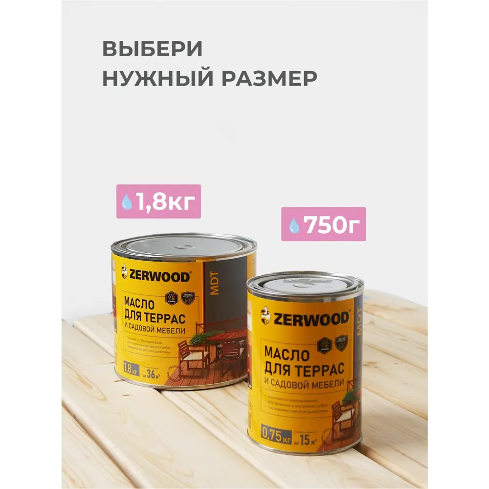 Фото 9 Масло для террас Zerwood MDT полуматовое цвет палисандр 0.75 кг Фото 9 Масло для террас Zerwood MDT полуматовое цвет палисандр 0.75 кг
