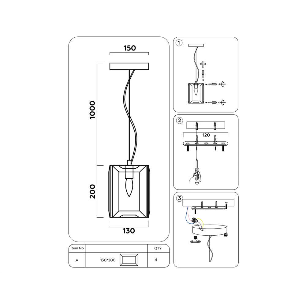 Фото 5 Светильник подвесной Ambrella light Traditional Tr5109 1 лампа 4 м² цвет кофе