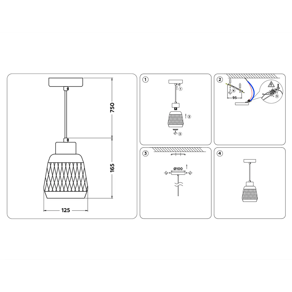 Фото 4 Светильник подвесной Ambrella light Traditional Tr8005 1 лампа 8 м² цвет бронза Фото 4 Светильник подвесной Ambrella light Traditional Tr8005 1 лампа 8 м² цвет бронза