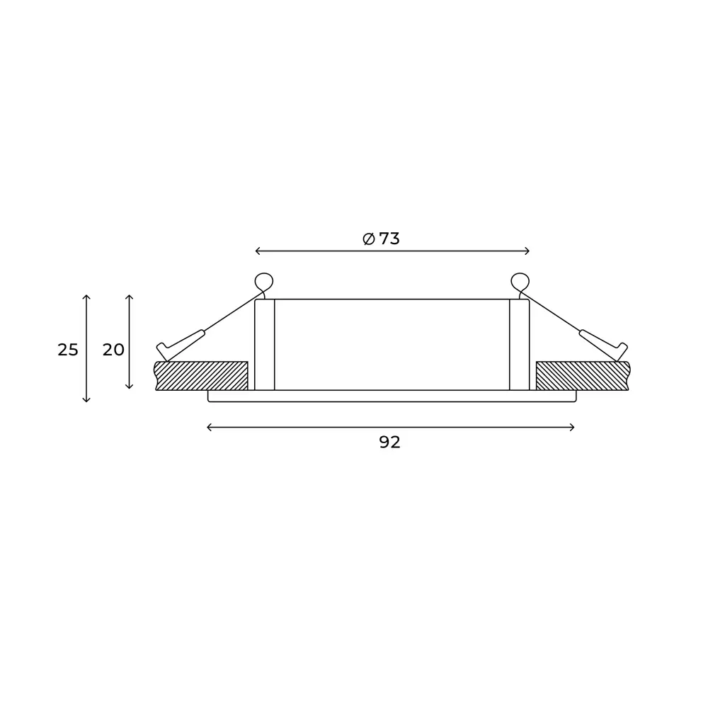 Фото 7 Светильник точечный встраиваемый Hesby lighting Breeze Hsbl_0176 под отверстие 73 мм GU10 цвет черный Фото 7 Светильник точечный встраиваемый Hesby lighting Breeze Hsbl_0176 под отверстие 73 мм GU10 цвет черный