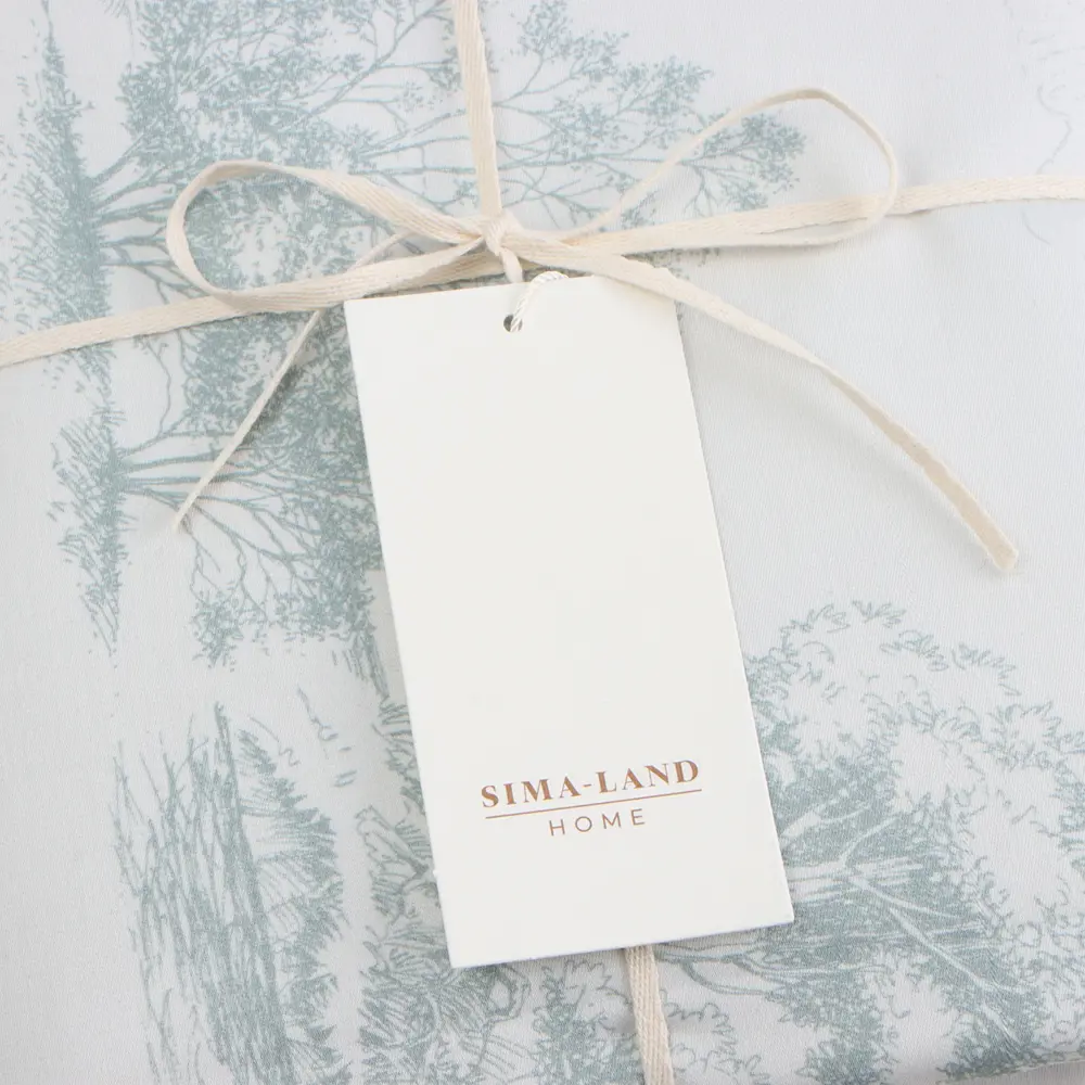 Фото 4 Пододеяльник Sima-land home Forest 10389525 220x180 см хлопок цвет белый, голубой Фото 4 Пододеяльник Sima-land home Forest 10389525 220x180 см хлопок цвет белый, голубой