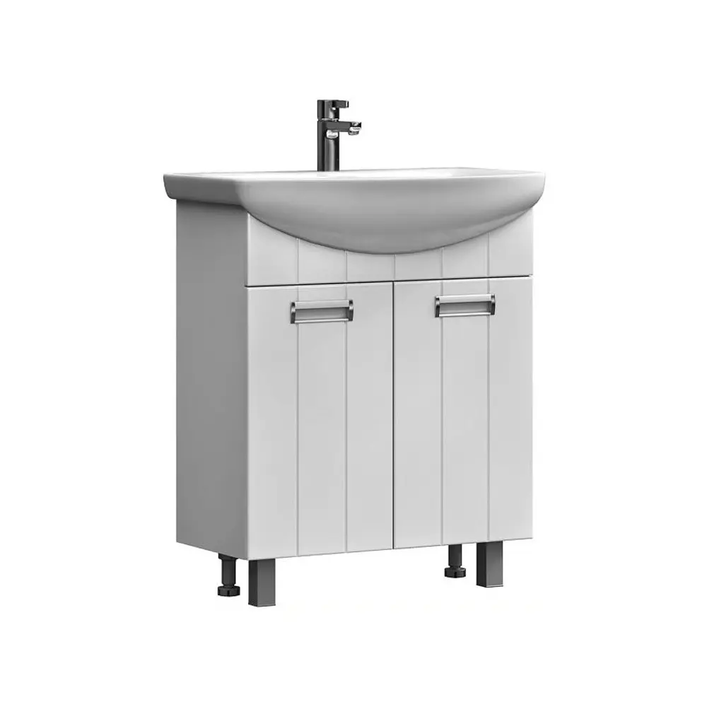 Фото Тумба с раковиной напольная Vigo Diana tn.DIA.BAL.60.2D 60 см цвет белый Фото Тумба с раковиной напольная Vigo Diana tn.DIA.BAL.60.2D 60 см цвет белый