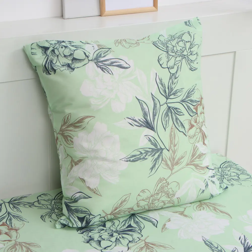 Фото 2 Комплект постельного белья Экономь и я Symphony:green 10340068 хлопок 1.5-спальный наволочки 70 x 70- 2 шт цвет разноцветный Фото 2 Комплект постельного белья Экономь и я Symphony:green 10340068 хлопок 1.5-спальный наволочки 70 x 70- 2 шт цвет разноцветный