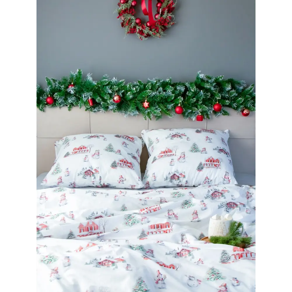 Фото 6 Комплект постельного белья Этель Funny snowman 10383283 хлопок 1.5-спальный наволочки 70 x 70- 2 шт цвет разноцветный Фото 6 Комплект постельного белья Этель Funny snowman 10383283 хлопок 1.5-спальный наволочки 70 x 70- 2 шт цвет разноцветный