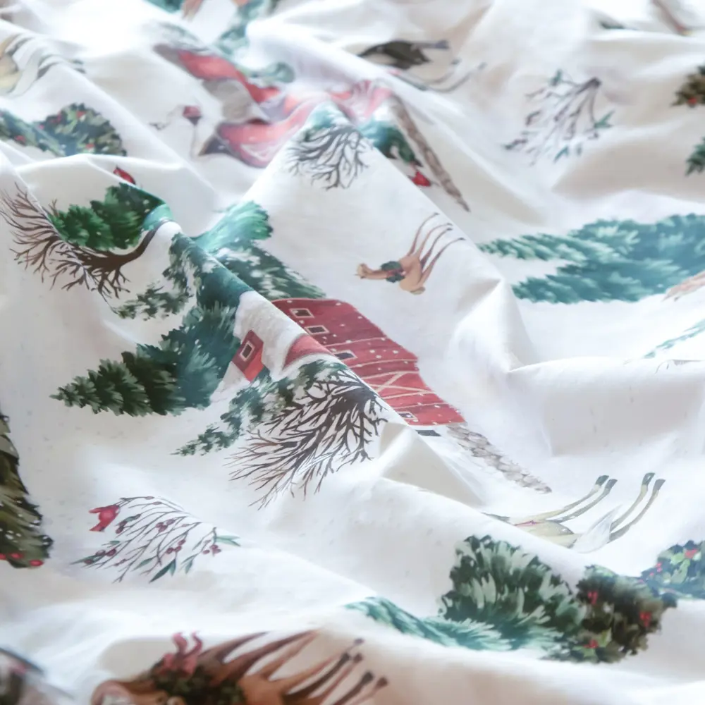 Фото 9 Комплект постельного белья Этель Winter ranch 10385157 хлопок 1.5-спальный наволочки 70 x 70- 2 шт цвет разноцветный