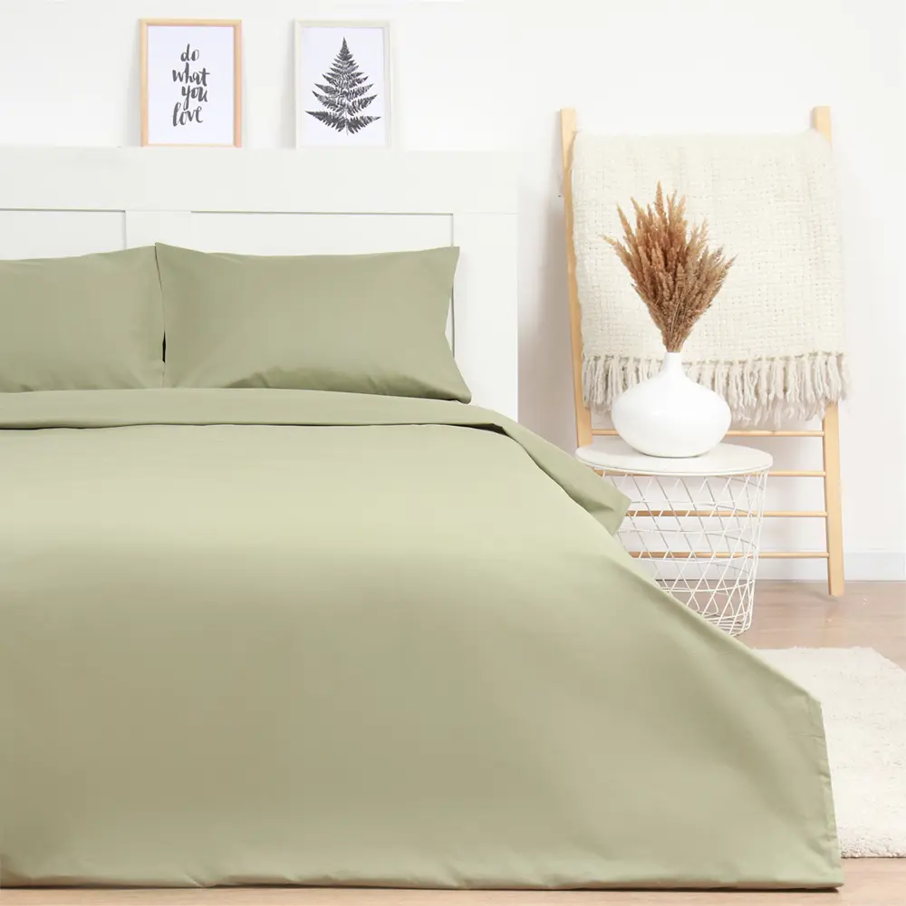 Фото 7 Комплект постельного белья Lovelife Ripe olive 10366222 хлопок 1.5-спальный наволочки 50 x 70- 2 шт цвет разноцветный