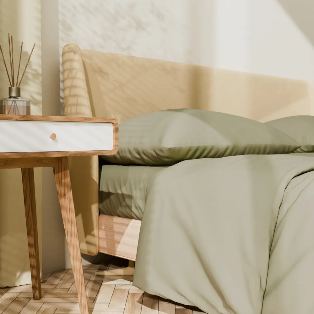 Фото 2 Комплект постельного белья Lovelife Ripe olive 10366222 хлопок 1.5-спальный наволочки 50 x 70- 2 шт цвет разноцветный