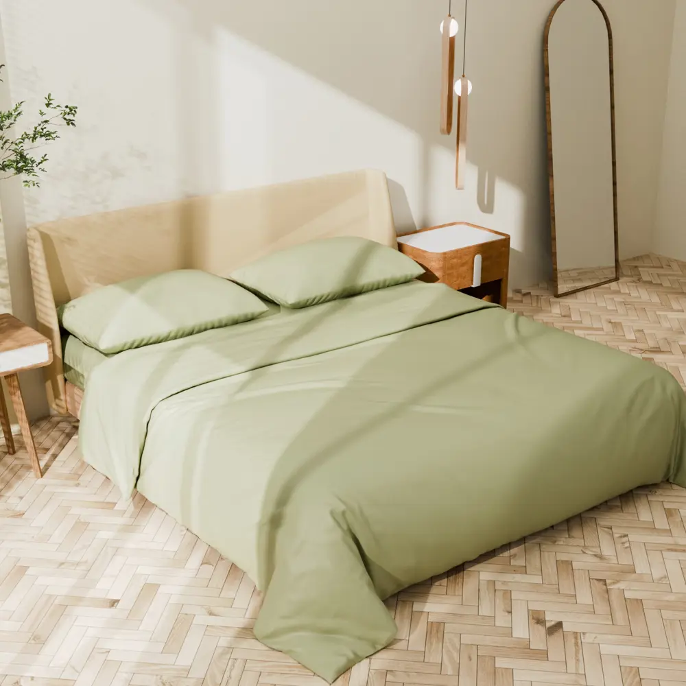 Фото 4 Комплект постельного белья Lovelife Young grass 10366235 хлопок 1.5-спальный наволочки 50 x 70- 2 шт цвет разноцветный Фото 4 Комплект постельного белья Lovelife Young grass 10366235 хлопок 1.5-спальный наволочки 50 x 70- 2 шт цвет разноцветный