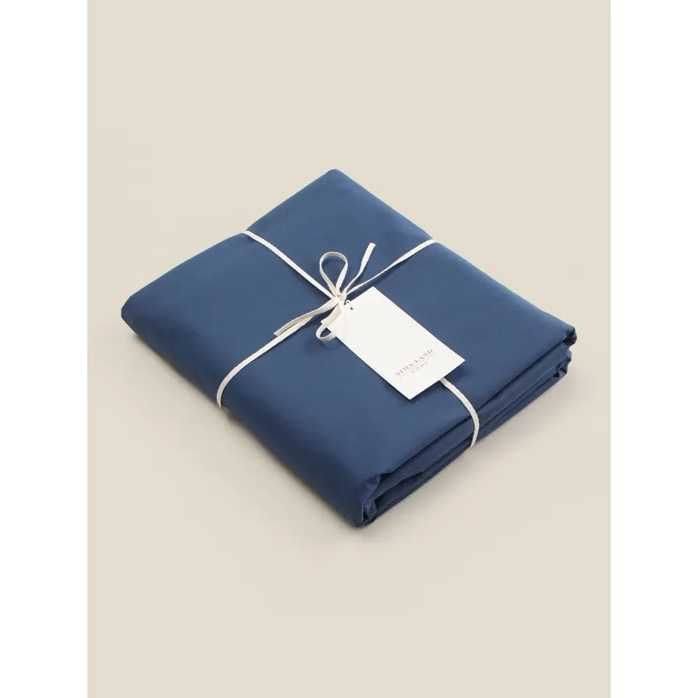 Фото 5 Простыня Sima-land home Percale 10445192 235x240 см хлопок без резинки цвет синий Фото 5 Простыня Sima-land home Percale 10445192 235x240 см хлопок без резинки цвет синий