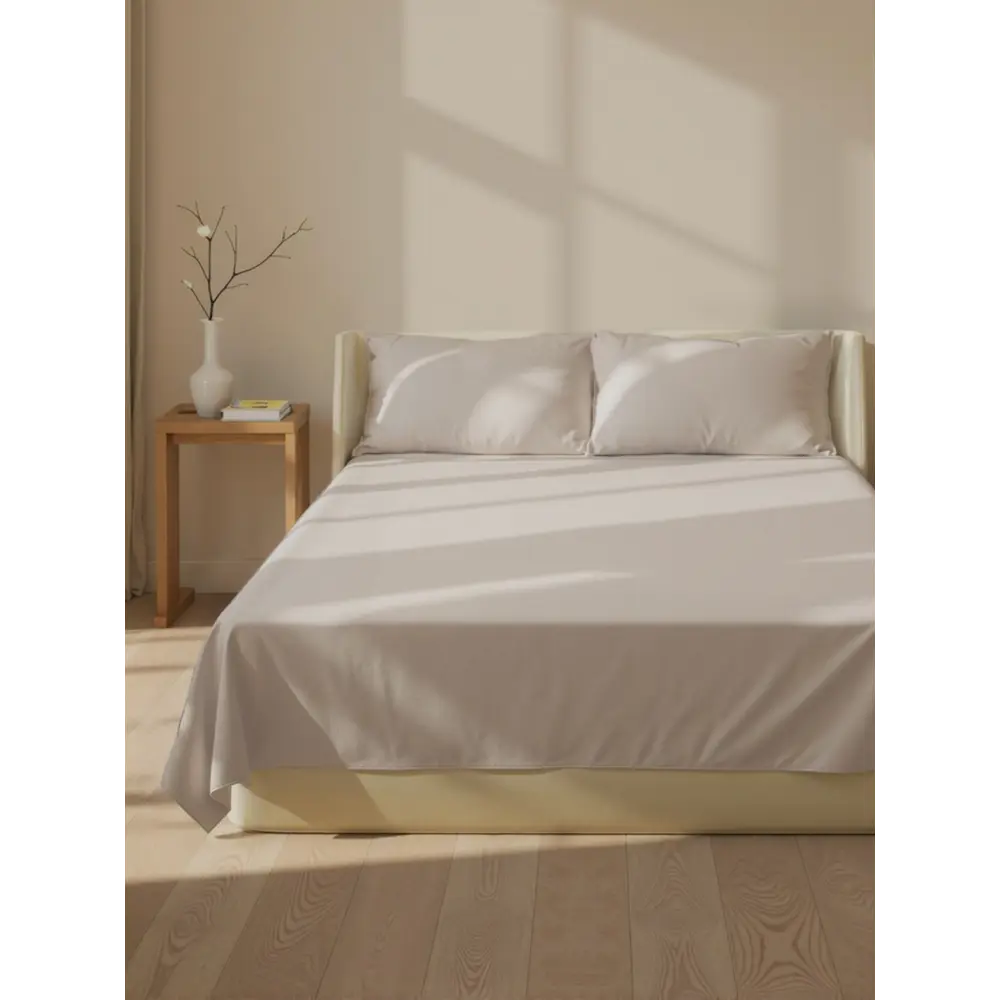 Фото 4 Простыня Sima-land home Modal 10518565 235x240 см хлопок без резинки цвет розовый Фото 4 Простыня Sima-land home Modal 10518565 235x240 см хлопок без резинки цвет розовый