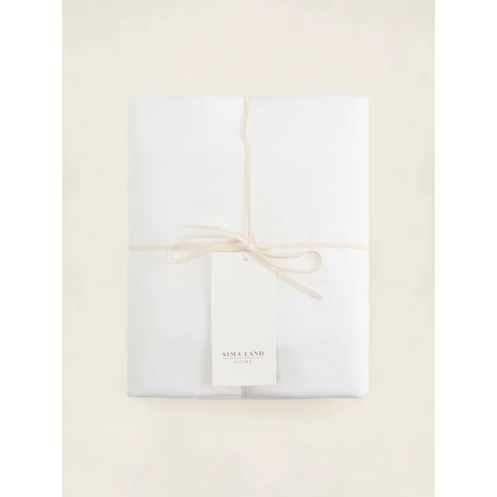 Фото 4 Простыня Sima-land home Soft 10389513 235x240 см хлопок без резинки цвет белый Фото 4 Простыня Sima-land home Soft 10389513 235x240 см хлопок без резинки цвет белый