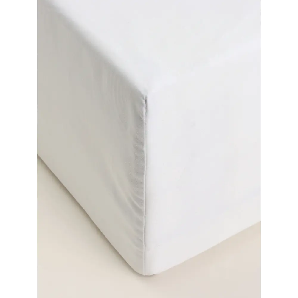 Фото 9 Простыня Sima-land home Foggy Dew 180x214 см хлопок на резинке цвет белый